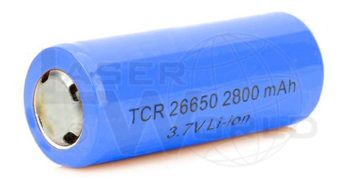 Pila Batería 26650 3.7v 2800mah Reales Recargable X 10 Unid