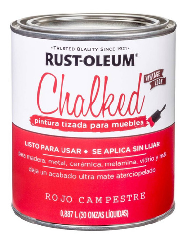 Chalked Al Agua Tiza 1 L Rust Oleum