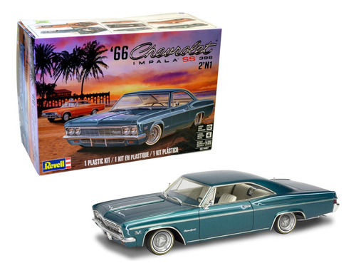 Auto 1966 Chevy Impala Ss 1/25 Model Kit Revell