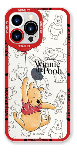 Funda De Teléfono Winnie Pooh Cute Para iPhone 15, 14, 13 Y