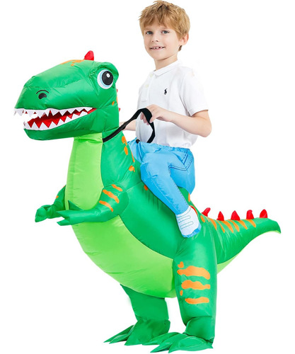 Disfraz De Dinosaurio Kooy Para Niños, Disfraz Inflable De 7