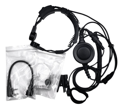 Equipo Profesional Throat Mic Air Tube Ptt