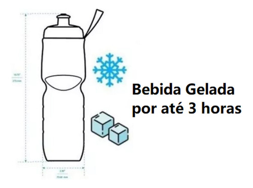 Caramanhola Térmica Ptk 650ml Bico Inteligente C/ Suporte
