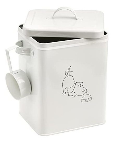 Contenedor Alimentos Mascotas Soujoy Con Tapa Y Cuchara