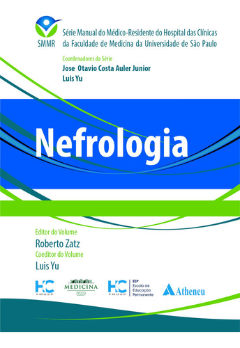 Nefrologia - Smmr - Hcfmusp, De Vários Autores. Editora Atheneu Em Português