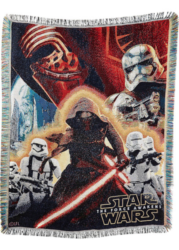 Manta Tejida With Tapiz Star Wars Northwest, 48 X 60, I
