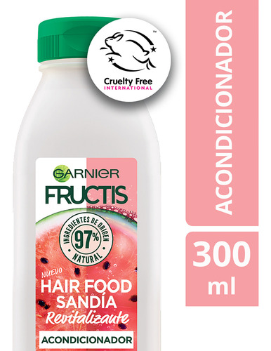 Acondicionador Fructis  Hair Food  Garnier Sandia 300ml