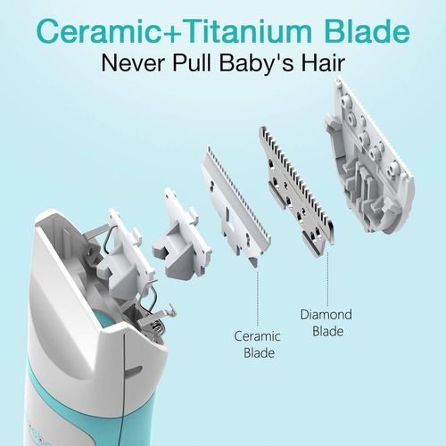 Bebé Hair Clippers - Kid Inalámbrico De Cortar El Pelo Con 3