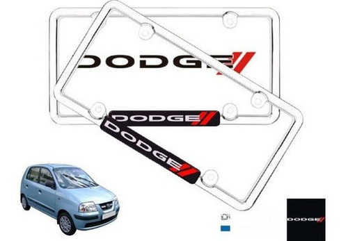 Par Porta Placas Dodge Atos 1.1 2005 Original