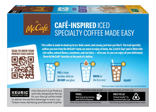 Mccafé Iced Cápsulas Avellana Latte 10 Uds.