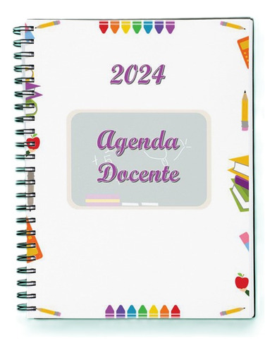 Agenda Docente 2024 Imprimible Editable Imprimir #3