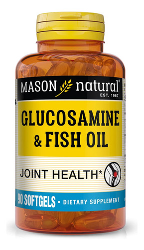 Mason Natural Glucosamine & Fish Oil Supplement With Dha ...