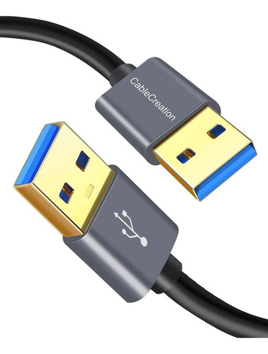 Cablecreation - Cable Usb 3.0 A Macho A Macho, 1.6 Pies, Su.