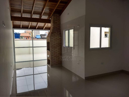 Cobertura Com 2 Dormitórios À Venda, 112 M² Por R$ 400.000,00 - Parque Novo Oratório - Santo André/sp - Co5470