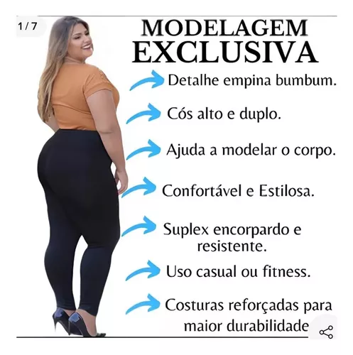 Legging Branca NÃO É TRANSPARENTE   - BeFit Vestuário