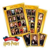 Juego Loteria Harry Potter Imprimible 80 Tablas Y 54 Cartas