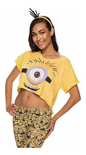 Rubie S Costume Co Mujeres S Minion Disfraz Top Top