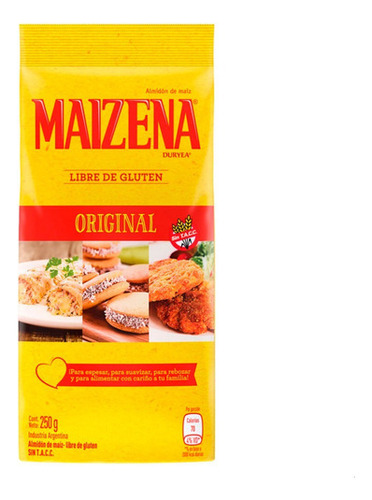 Almidón De Maiz Original Maizena Bolsa X 220 Gr