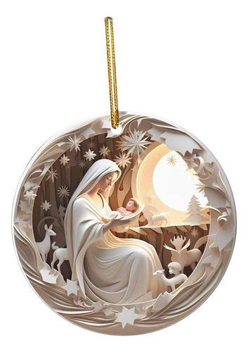 2 Colgante De Ventana De Navidad, Adorno Colgante De Navidad