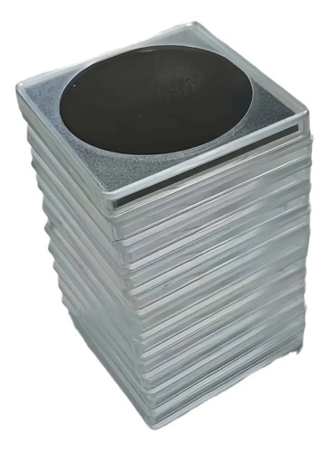 10 Unidades Por Caja, Caja De Cápsulas Cuadrada Para Monedas