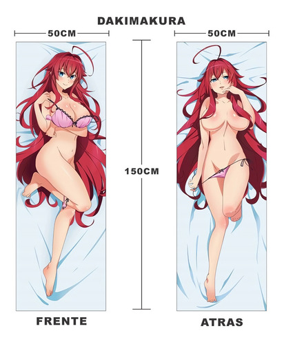 Cojin Dakimakura High School Dxd Rias Gremory Waifu D150