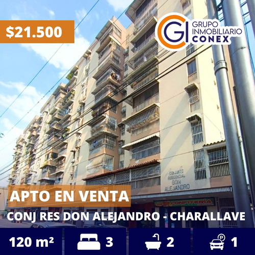 Se Vende Apartamento 120m2 3h/2b/1p Centro Charallave 9283