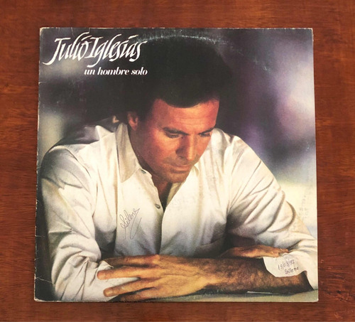 Lp Julio Iglesias un Hombre Solo