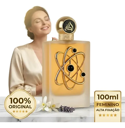 Perfume Árabe Feminino Tharwah Gold Lattafa 100ml Original