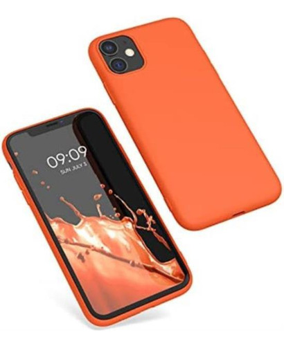 Funda Kwmobile Para iPhone 11- Anaranjado Neón