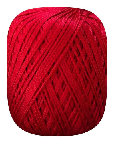 Linha Fio Encantado Magico Crochê Tricô Colorido 100 Gramas Cor Vermelho