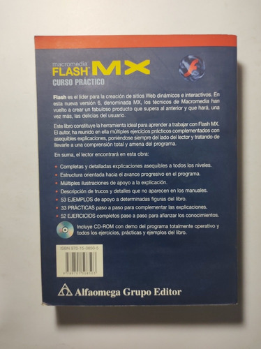 Macromedia Flash Mx Curso Practico , José Luis Orós (Usado)