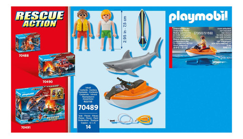 Playmobil Barco De Ataque Y Rescate De Tiburones