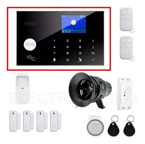 Alarma Inalámbrica Para Casa Gsm Y Wifi - Kit De Alarma