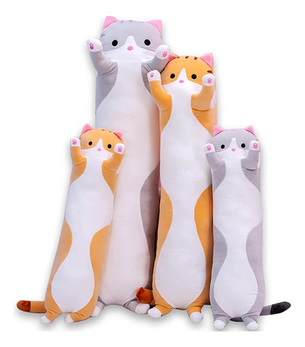 Almohada De Felpa Larga Con Diseño De Dibujos Animados