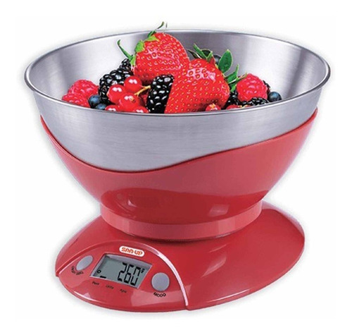 Balanza Cocina San Up Digital Bowl Acero Capacidad 3 Kg 3555