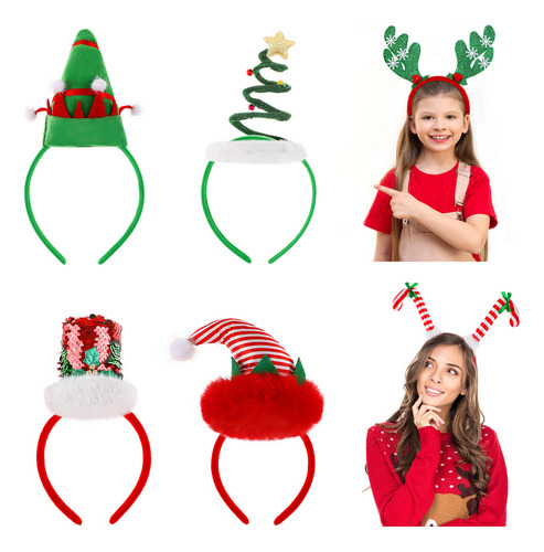 Diadema De Árbol De Navidad Diadema Navideñay