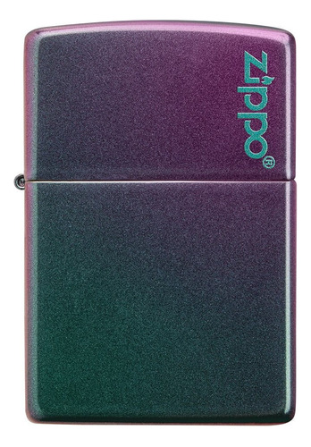 Encendedor Zippo Classic Iridescent Matte Logo