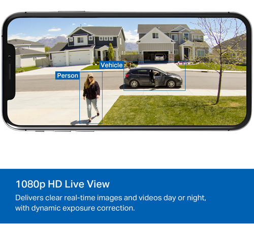 Câmera De Segurança Externa Sem Fio Tp-link Tapo C402 1080p