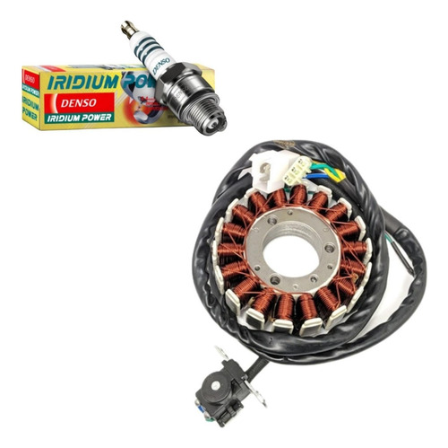 Plato De Bobinas Para Honda Xr 250 Tornado + Bujia Iridium