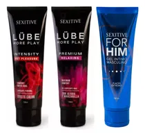 Comprar Gel Lubricante Intimo Lube Relaxing Calor Clímax Kit X3
