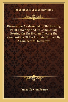 Libro Dissociation As Measured By The Freezing Point Lowe...