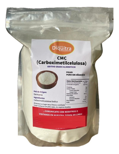 Cmc Carboximetilcelulosa 500 Gramos