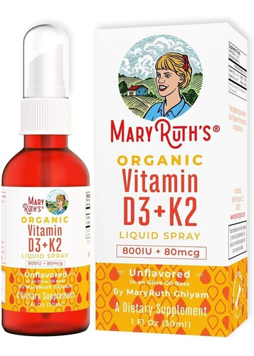 Vitamina D3 + K2 Liquida Maryruth - Unidad a $8563