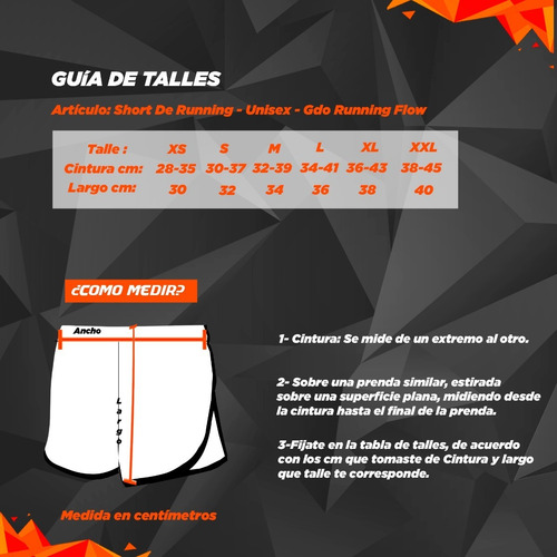 Imagen 2 de 3 de Short De Running - Unisex - Gdo Running Flow