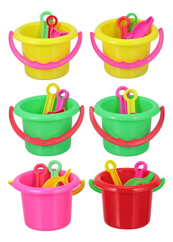 J Cubetas De Playa Mini Toys Para Niños, 24 Unidades