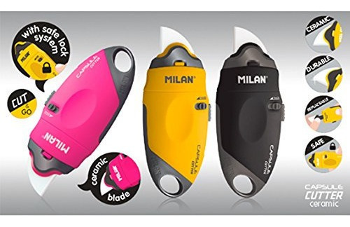 Imagen 2 de 5 de Cutter Con Cuchilla De Ceramica Milan Capsule Cuter Filoso