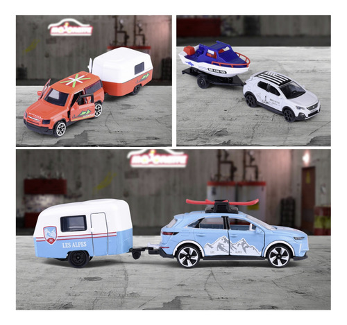 Miniatura - 1:64 - Peugeot 3008 Gt - Remolque French Touch