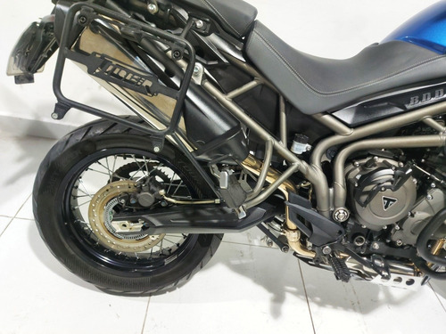 Imagem 4 de 12 de Triumph Tiger 800 Xcx Abs Azul 2018