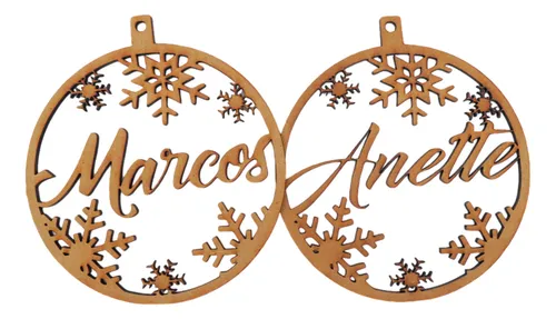 comprar Esferas De Navidad Personalizadas Con Nombre 12 Piezas