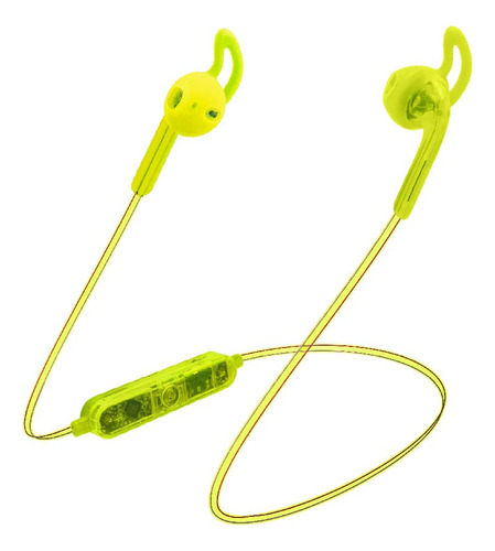 Auricular Hi-fi Serie Jelly Inalambrico Color Amarillo Neon